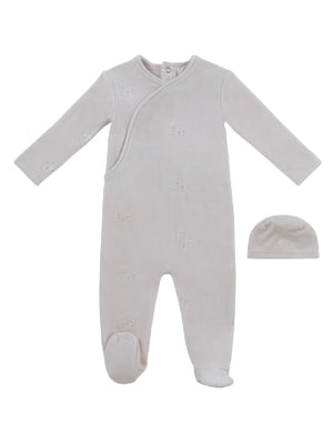 Baby Boy Footie & Hat | Whinny Wrap | Stone | Kipp Baby | AW26