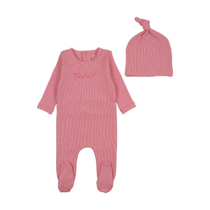 Baby Girl Footie + Hat | Tada! | Bright Rose | Bee and Dee | SS26
