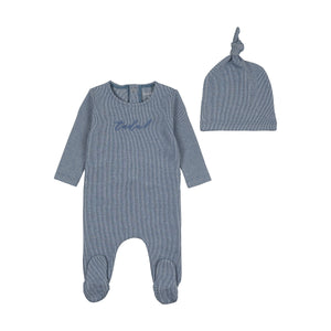 Baby Boy Footie + Hat | Tada! | Sailor Blue | Bee and Dee | SS26