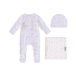 Baby Girl Layette Set | Toile Garden Print | Minilabel | SS26