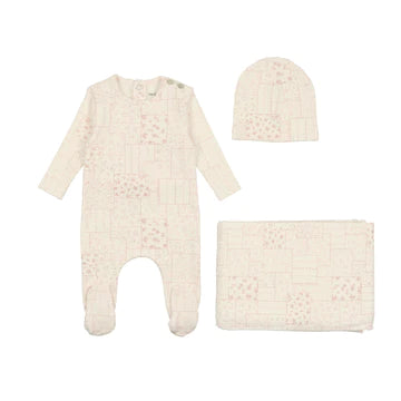 Baby Girl Layette Set | Multi Floral Design Collection | White Girl | Bee and Dee | AW23