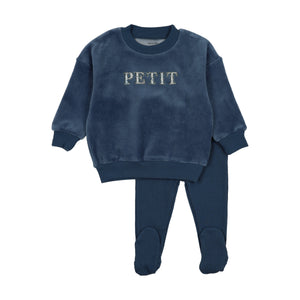 Baby Boy 2 Piece Outfit | Velour Petite | Marina | Bee and Dee | AW25