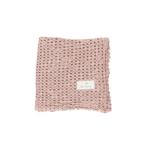 Baby Blanket | Waffle | Dusty Rose| Bebe Organic  | SS26