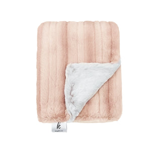 Minky Blanket | Wave | Pink | Kidu