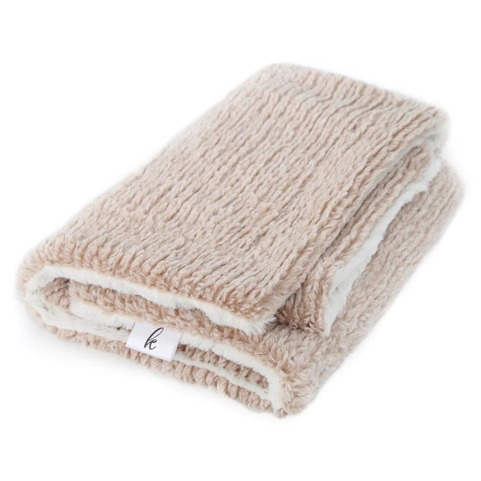 Minky Blanket | Weave | Sand | Kidu
