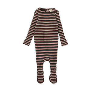 Baby Girl Footie | Wide Rib | Multicolor | Lil Legs | AW23