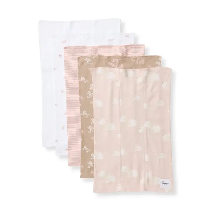 Organic Cotton Burp Cloth | Whimsical Floral | Burt's Bees