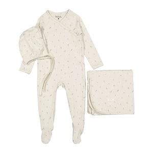 Baby Boy Layette Set | Blue Tiny Bud | Ladida | AW25