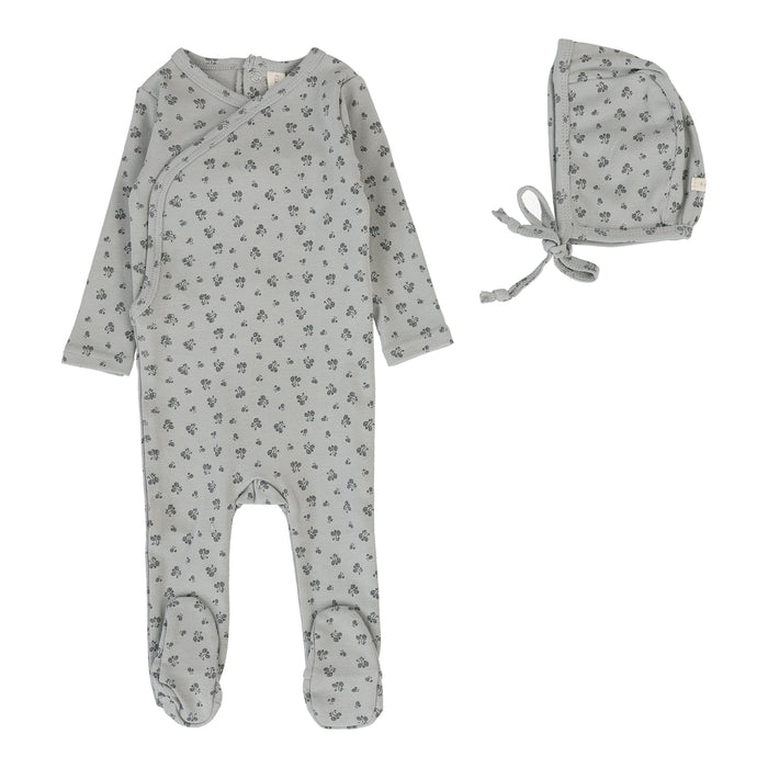 Baby Boy Footie Set | Bud | Light Blue | Lil Legs | Aw25