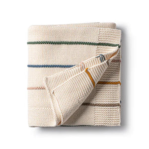 Knit Baby Blanket | Bande | Multi | Domani Bebe