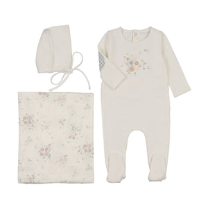 Baby Boy Layette Set | Watercolor Bundle | Blue | Peluche | AW25