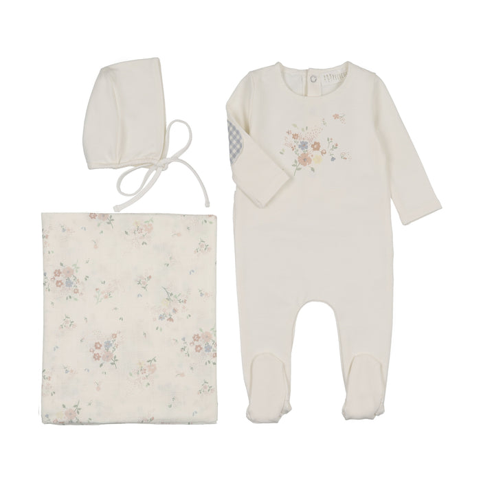 Baby Boy Layette Set | Watercolor Bundle | Blue | Peluche | AW25