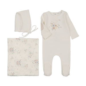 Baby Girl Layette Set | Watercolor Bundle | Pink | Peluche | AW25