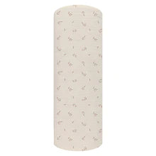 Baby Muslin Swaddle | Printed Floral | Ivory | Ely's & Co