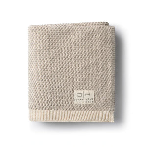 Knit Baby Blanket | Brunello  | Linen Sand | Domani Bebe