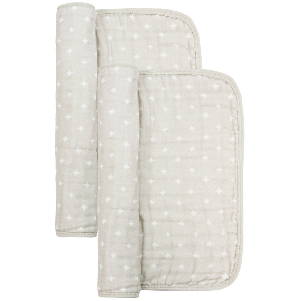Baby Burp Cloth | Cloud Muslin | Jesse | Lou Lou and Co.