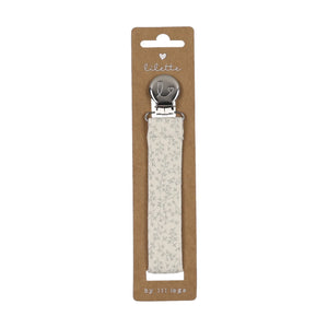 Baby Pacifier Clip | Leaf | Blue | Lil Legs