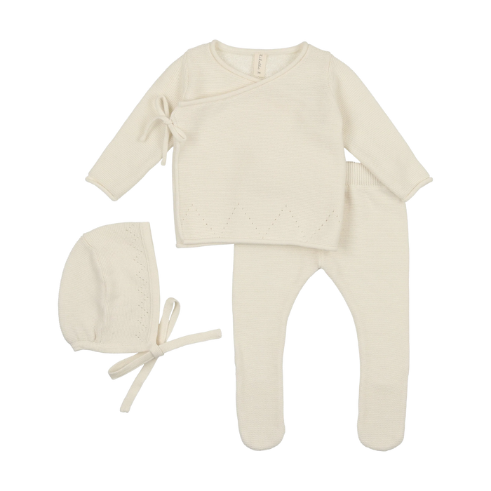 Baby Boy Layette Set | Bris Set + Blanket | Classic | White | Lil Legs | AW25