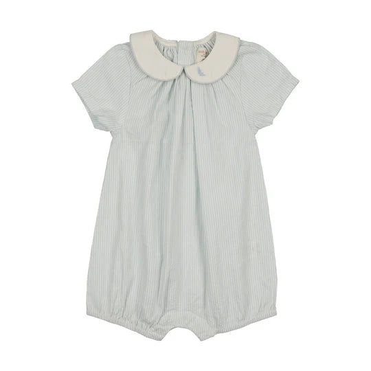 Baby Boy Bubble Romper | Mountain Meadow | Clear Blue | Lil Legs | SS26
