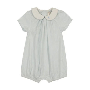 Baby Boy Bubble Romper | Mountain Meadow | Clear Blue | Lil Legs | SS26