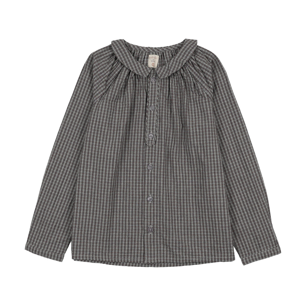 Baby Boy Shirt | Plaid Edition | Dried Blue Plaid | Lil Legs | AW26