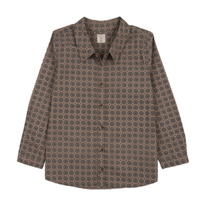 Baby Boy Shirt | Home Garden | Oat Print | Lil Legs | AW26