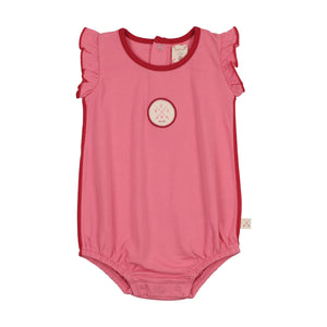 Baby Girl Romper | Boating Crew | Fresh Pink | Lil Legs | SS26