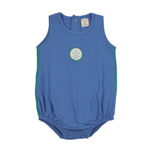 Baby Boy Bubble Romper | Boating Crew | Fresh Blue | Lil Legs | SS26
