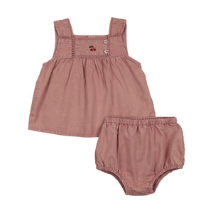 Baby Girl Two Piece Set | Denim Capsule | Pink Wash | Lil Legs | SS26