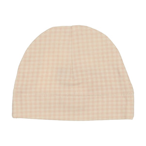 Baby Girl Footie + Hat | Printed | Blush Check | Lil Legs | AW23