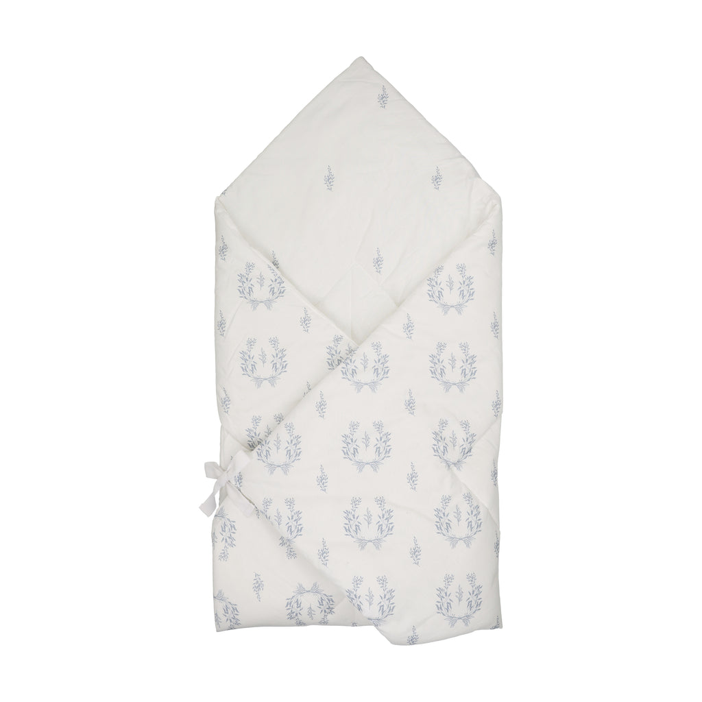 Baby Boy Wrap/Playmat | Botanical | Blue | Peluche | AW25