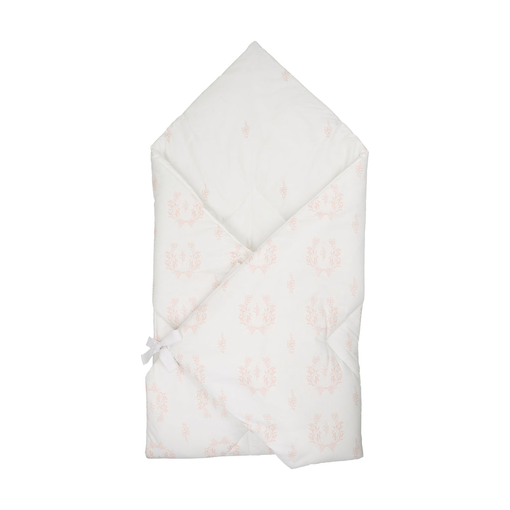 Baby Boy Wrap/Playmat | Botanical | Pink | Peluche | AW25