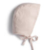 Baby Girl Bonnet | Jacqueline & Jac | Pale Pink Linen