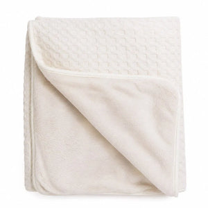 Baby Neutral Blanket | Waffle Fur | Ivory | Mema Knits | AW26