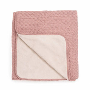 Baby Girl Blanket | Waffle Fur | Mauve| Mema Knits | AW26