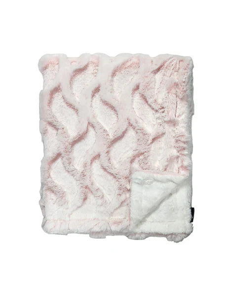 Baby Girl Blanket | Minky Plush | Bailey Mauve | Winx + Blinx