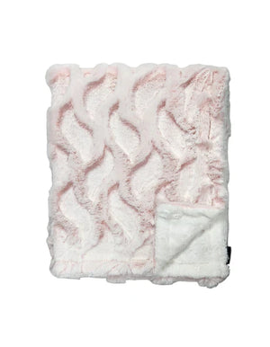 Baby Girl Blanket | Minky Plush | Bailey Mauve | Winx + Blinx