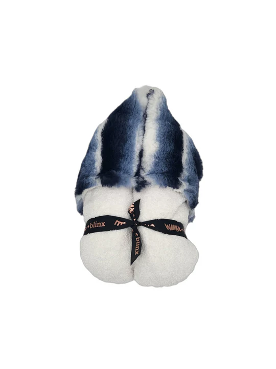 Baby Hooded Towel | Winx + Blinx | Plush Waves Woodrose