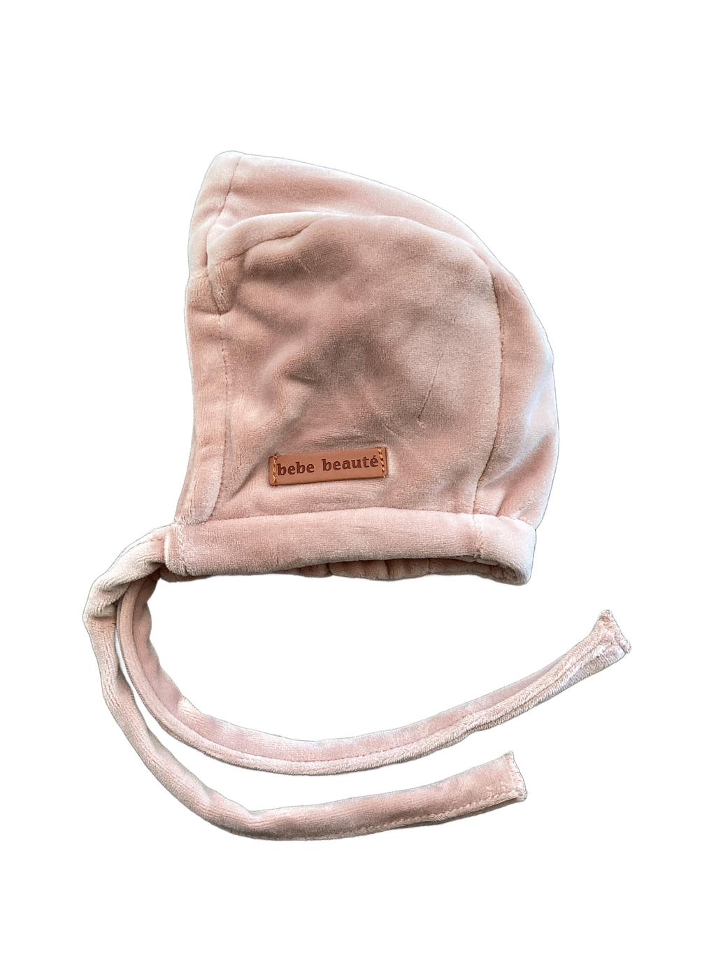 Baby Winter Bonnet | Velour | Mauve | Bebe Beaute