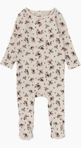 Baby Girl Footie | Floral Cluster | Lil Legs