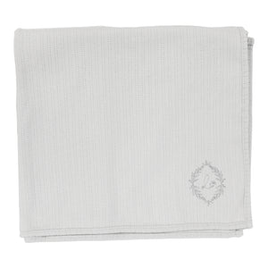 Baby Boy Layette Set | Striped Pointelle | Powder Blue | Lil Legs