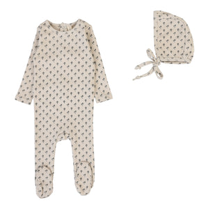 Baby Boy Footie Set | Ballard Print | Milk | Lil Legs | Aw25