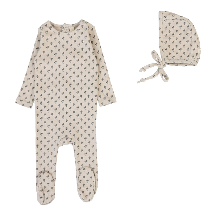 Baby Boy Footie Set | Ballard Print | Milk | Lil Legs | Aw25
