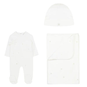 Baby Boy Layette Set | Star Embroidered | White | Kipp | SS23