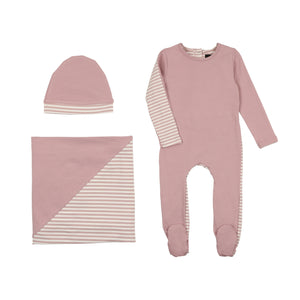 Baby Girl Layette Set | Striped Back | Pink | Cuddle & Coo | SS23