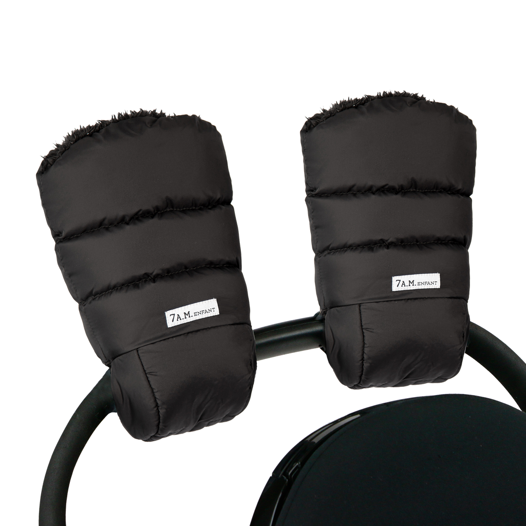 7AM | Warmuffs | Black Plush
