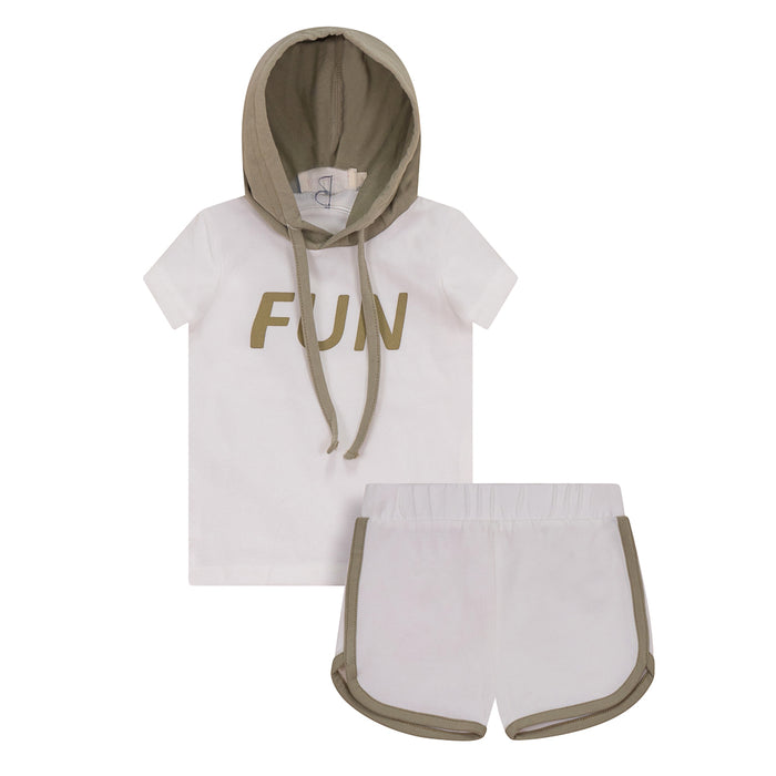 Baby Boy 2 Piece Set | Fun Collection | Shorts | Green | Bondoux | SS23