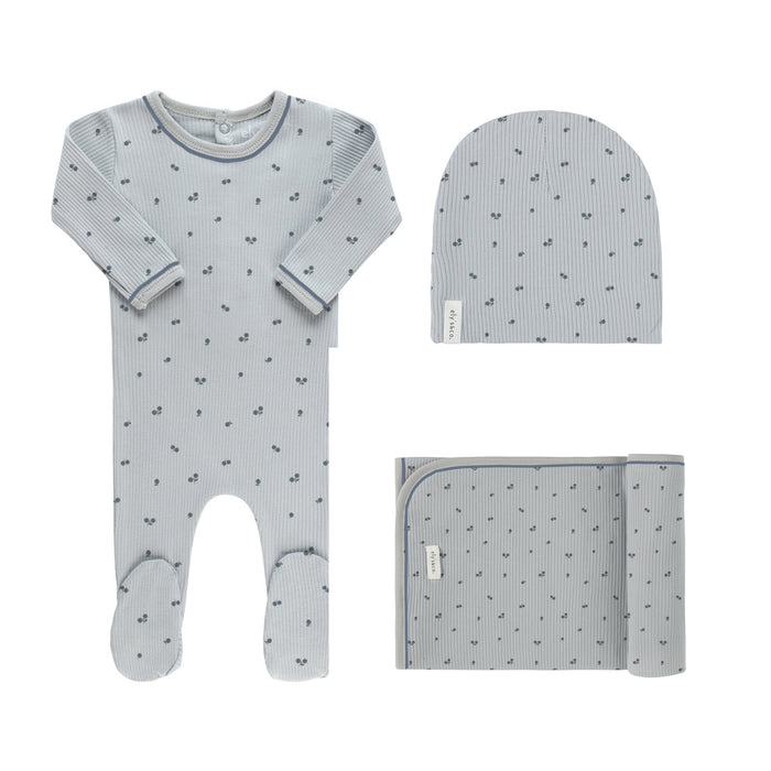 Baby Boy Layette Set | Blueberry Collection | Blue | Ely's & Co. | AW22
