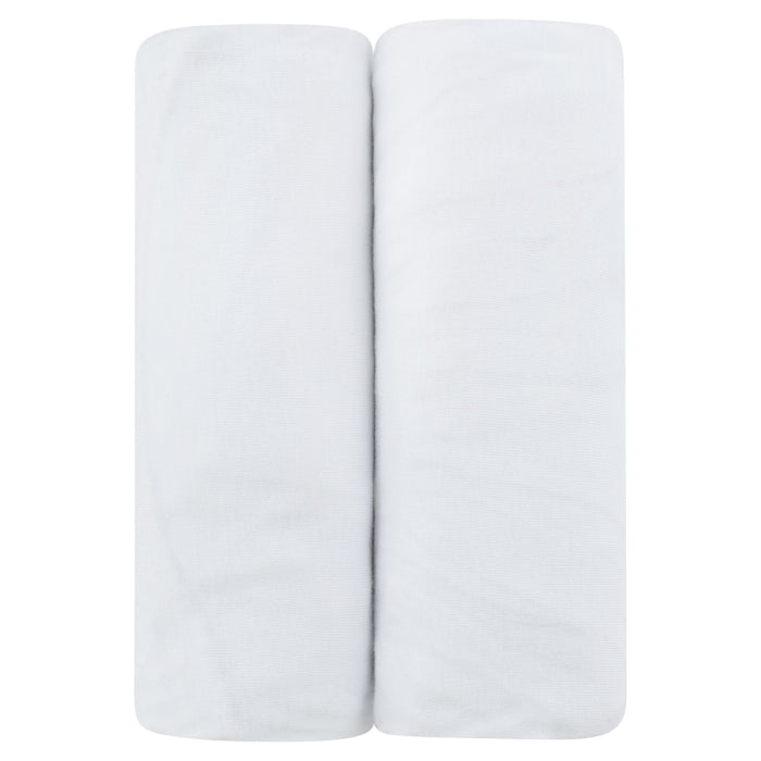 Crib Sheet Two Pack | White | Ely's & Co