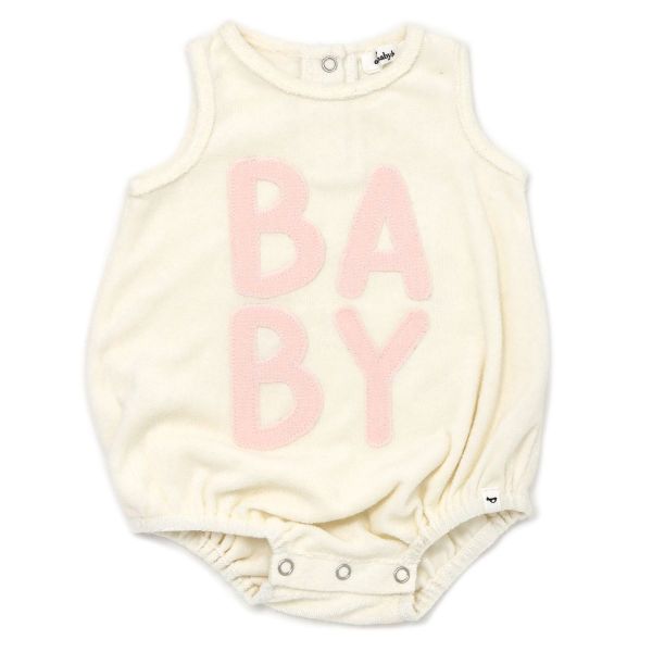 Baby Girl Bubble | Cream with Pink | Oh Baby